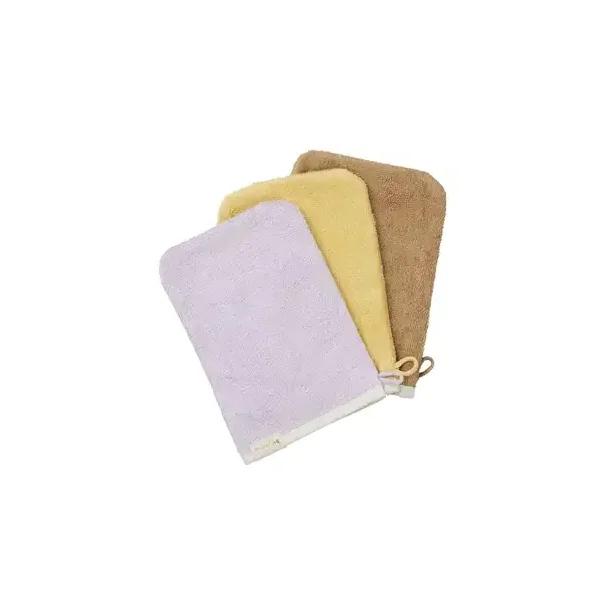 Fabelab Bath Mitts 3 Pack