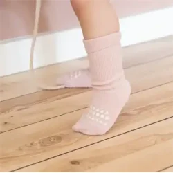 GoBabyGo Non-slip Socks Bamboo Soft Pink