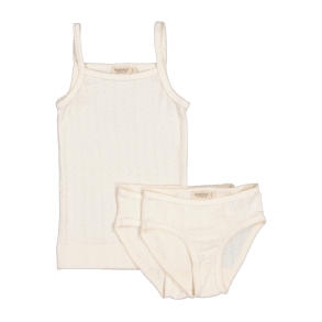 MarMar Underwear Set Modal Pointelle Flour White