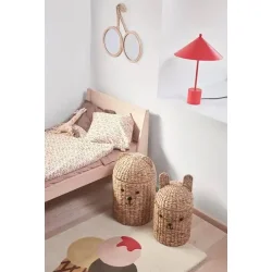 OYOY Cherry Rattan Wall Mirror