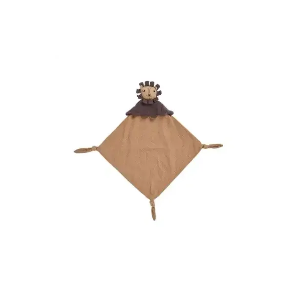 OYOY Lobo Lion Cuddle Cloth Caramel